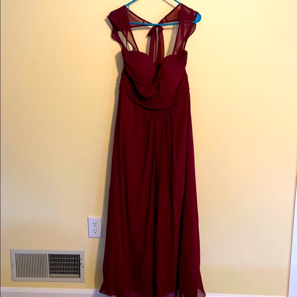 Bill Levkoff Dresses & Skirts - Maroon Bill Levkoff Gown